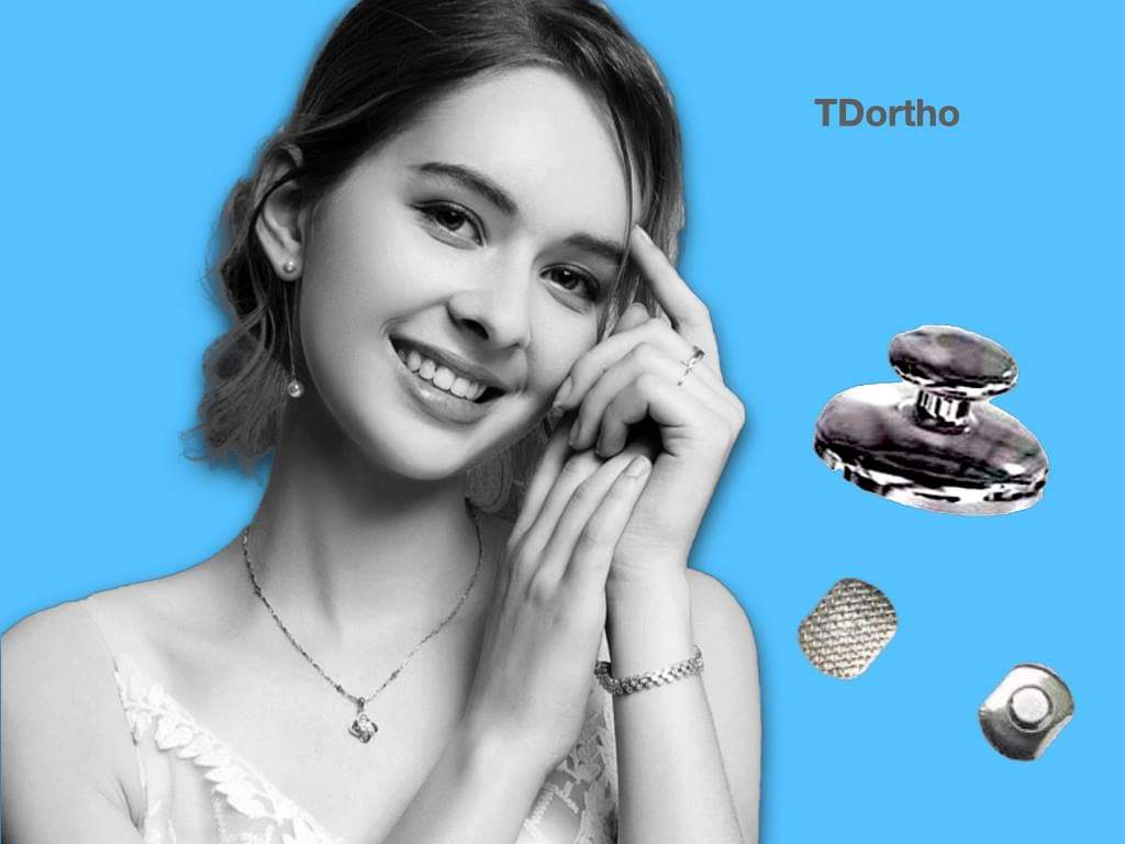 10 lingual button  ovoid base