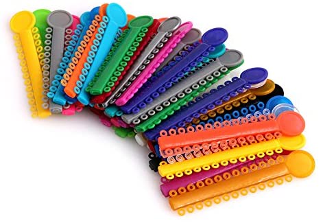 1040 ligatures elastomerique colorée