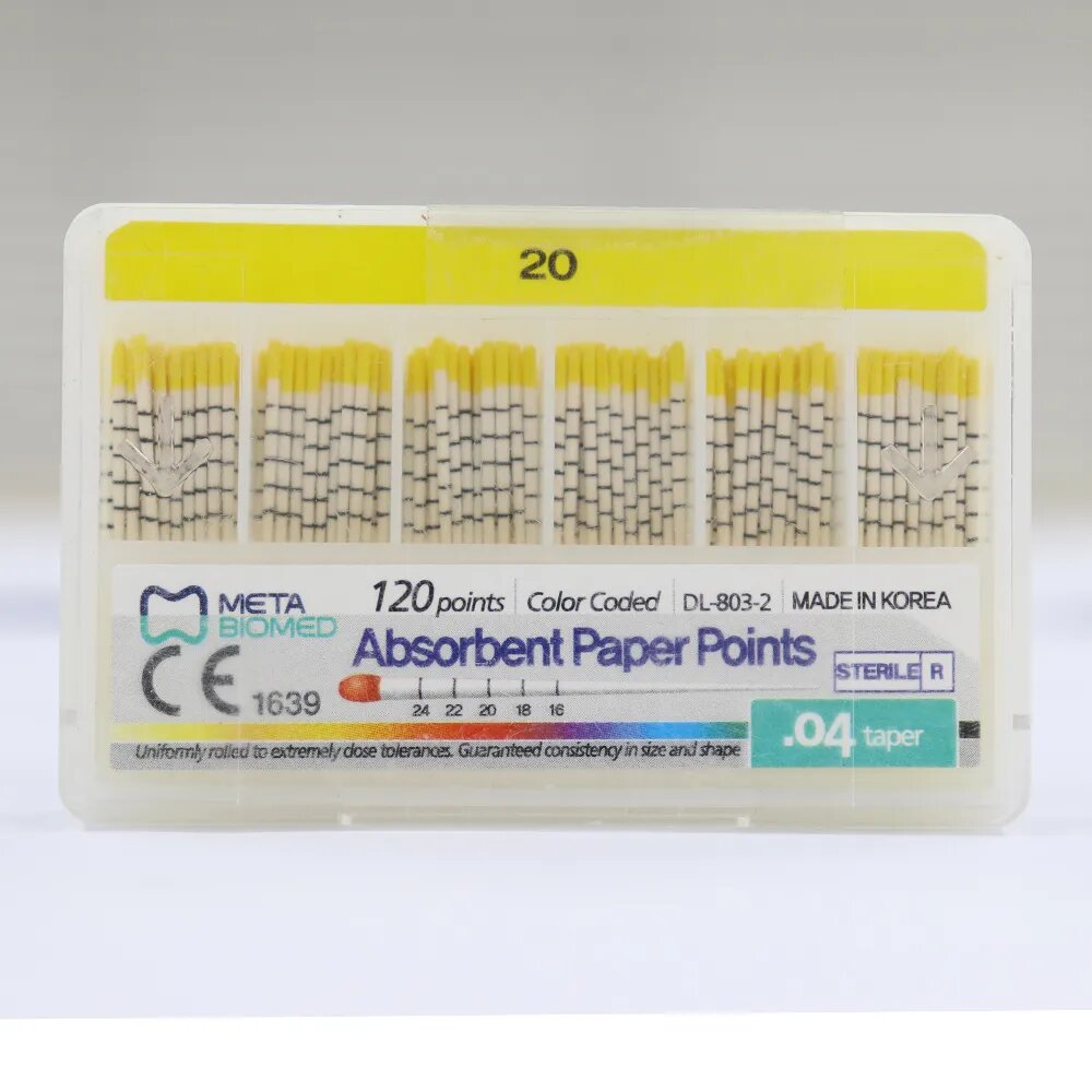 CONE PAPIER POUR ENDO MECANISE N°20 CONNECITE 4%