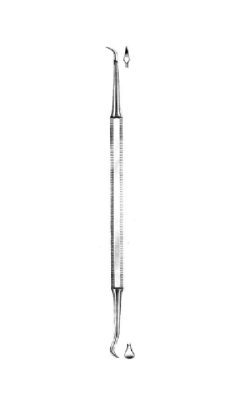 CURETTE INSTRUMENT POUR DÉTARTRAGE DOUBLE CUMINE N°1
