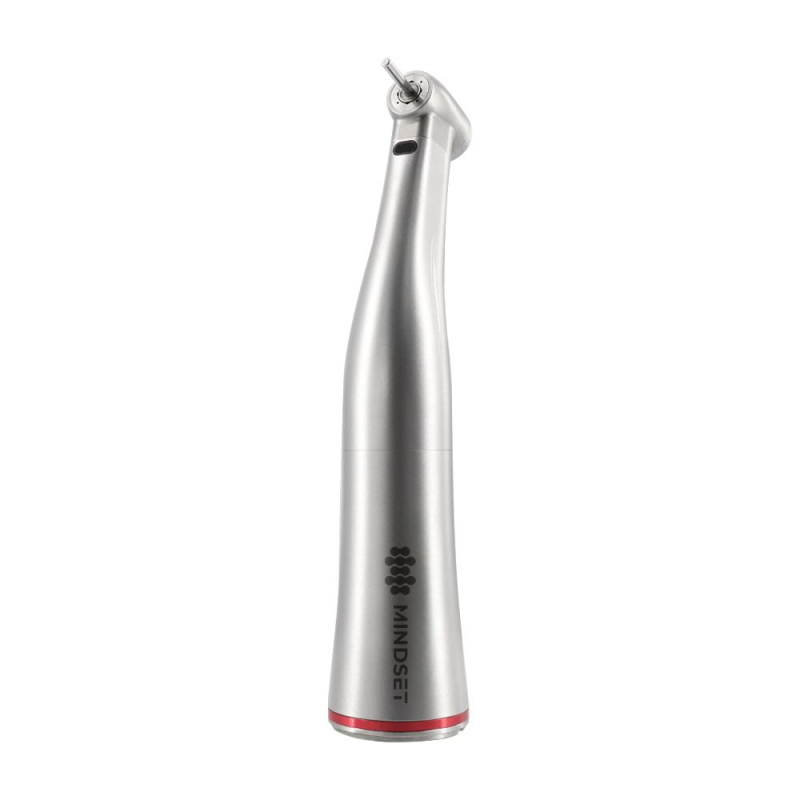 CONTRE ANGLE LED MULTIPLICATEUR 1:5 BAGUE ROUGE POUR PREPARATION ET ENDODONTIE IRRIGATION INTERNE