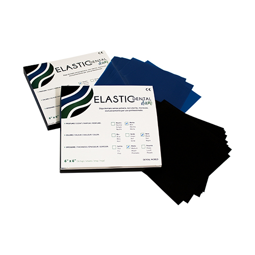 DIGUE DENTAIRE ELASTIQUE BLEUE EN LATEX – MEDIUM